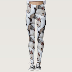 Your pet dog puppy custom photo chihuahua pattern leggings
