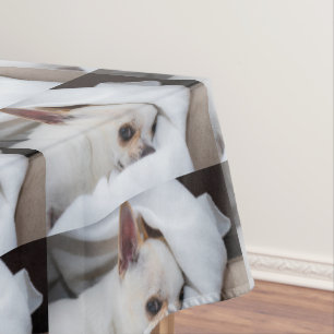 Your pet dog puppy custom photo chihuahua pattern tablecloth