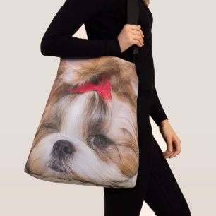 Your pet dog puppy custom photo crossbody bag