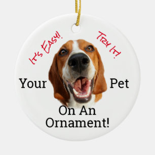 Your Pet On A Ceramic Ornament