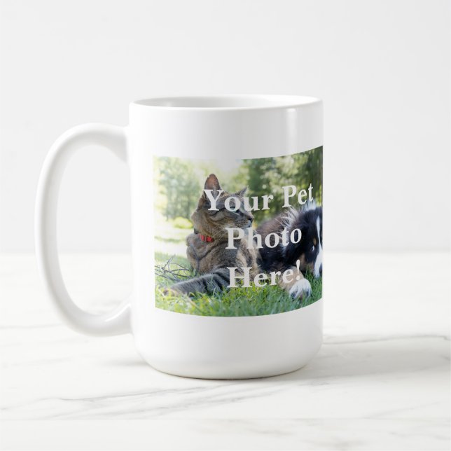 Your Pet Photo Coffee Mug (Left)