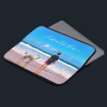 Your Pet Photo Laptop Sleeve with Custom Text<br><div class="desc">Custom Photo and Text Laptop Sleeves - Your Own Design with Pet Dog - Personalized Family / Friends or Personal Laptop Sleeve Gift - Add Your Photo and Text - Resize and move or remove and add elements / text with Customization tool ! Choose / add your favourite font /...</div>