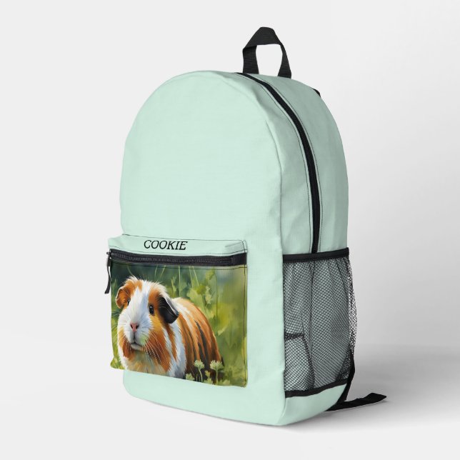 Your Pet Photo Printed Backpack (Back Corner Right)