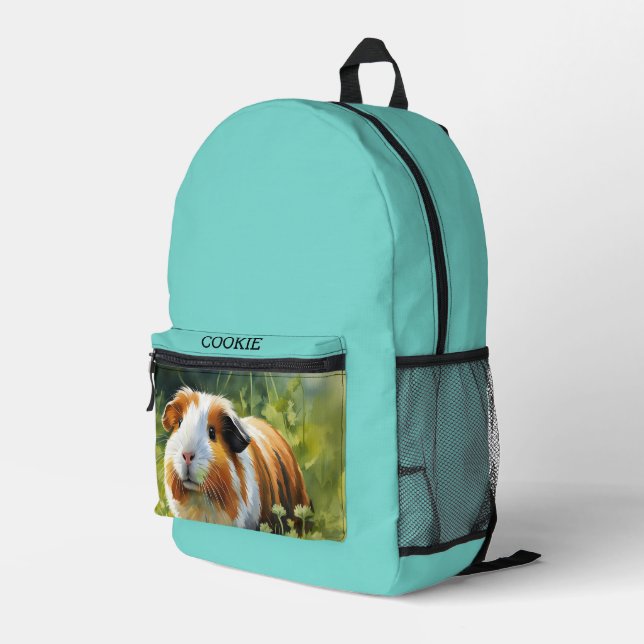 Your Pet Photo Printed Backpack (Back Corner Right)