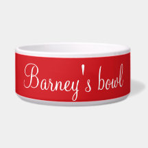 Your pet's bowl