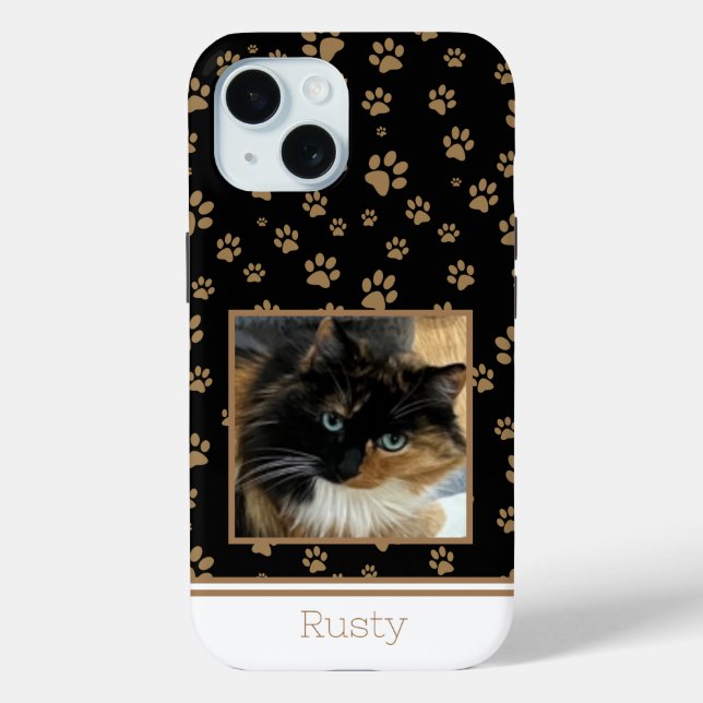 Your Pet's Photo Here Custom Case-Mate iPhone Case (Back)