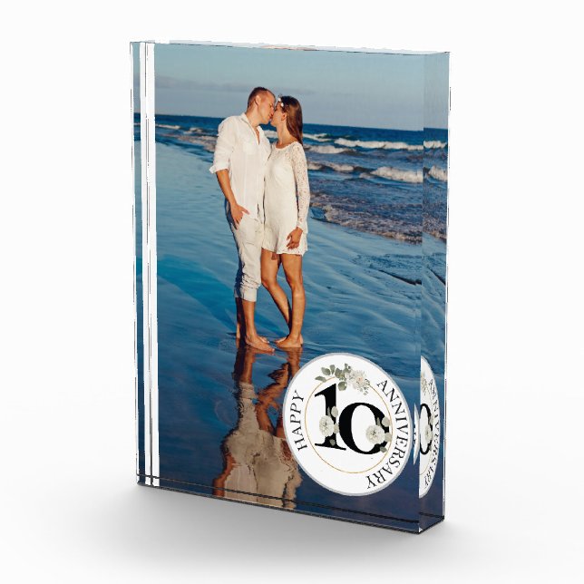 Your Photo 10th ANNIVERSARY Block (Right)