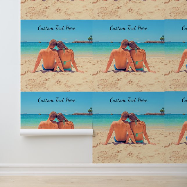 Your Photo and Custom Text Personalized Wallpaper (Application)