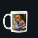 Your Photo and Name Double Sided Mug<br><div class="desc">Changeable 2 photos and name on black double sided template mug. Perfect for a tea or coffee drinker in the family.</div>