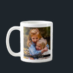 Your Photo and Name Double Sided Mug<br><div class="desc">Changeable 2 photos and name on black double sided template mug. Perfect for a tea or coffee drinker in the family.</div>