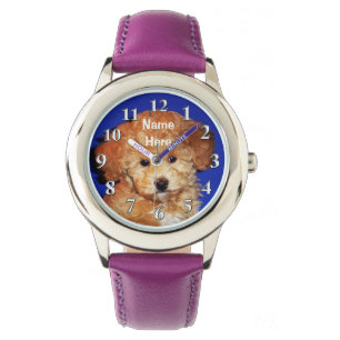 YOUR PHOTO and TEXT, Kids Wrist Watch