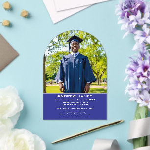 your photo -arch Graduation Announcement