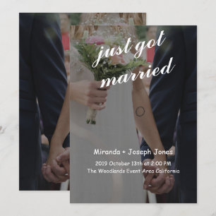 your Photo Background Invitation