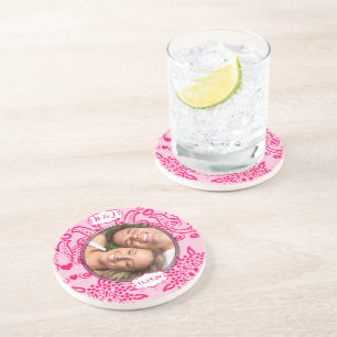 Your Photo Coasters Dates and Initials