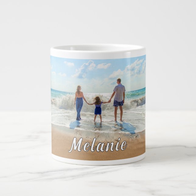 Your Photo Coffee Mug Gift with Custom Name (Front)