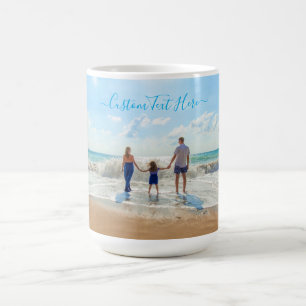 Your Photo Coffee Mug with Custom Text