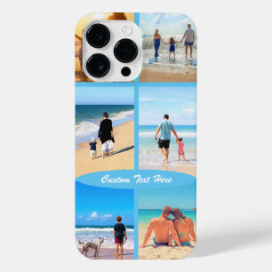 Your Photo Collage and Custom Text Personalized iPhone 14 Pro Max Case