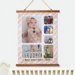 Your Photo Collage Here Wall Hanging  Hanging Tapestry<br><div class="desc">Your Photo Collage Here Best Year Ever Wall Hanging</div>