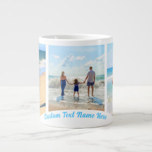 Your Photo Collage Mug with Custom Text