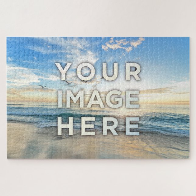 Your Photo Custom Large Adult Jigsaw Puzzle (Horizontal)
