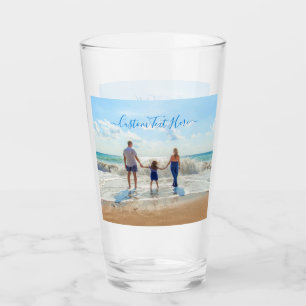 Your Photo Glass with Custom Text