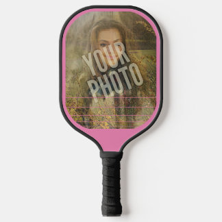 Your Photo Gradated Stripes Pickleball Paddle