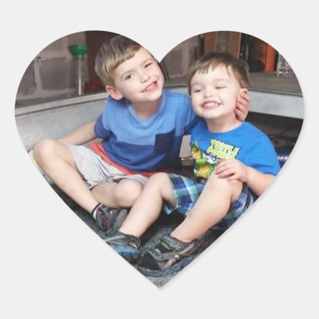 Your photo heart stickers (Front)