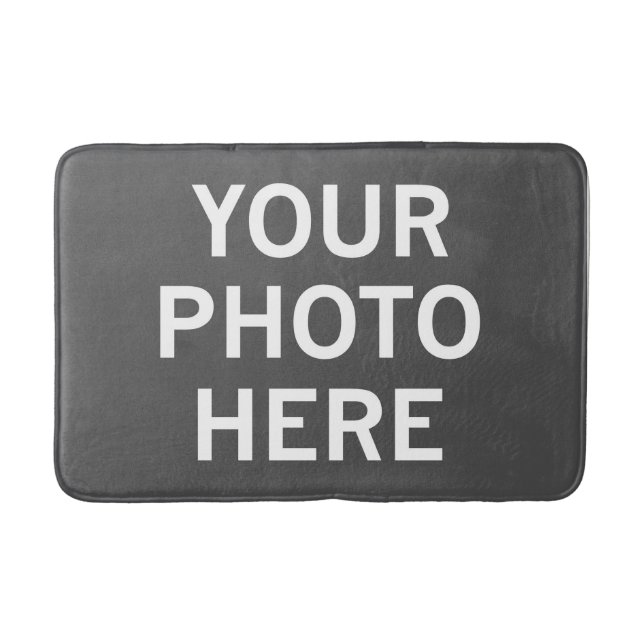 Your Photo Here Bath Mat (Front)