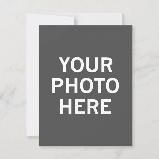 Your Photo Here Card (Front)