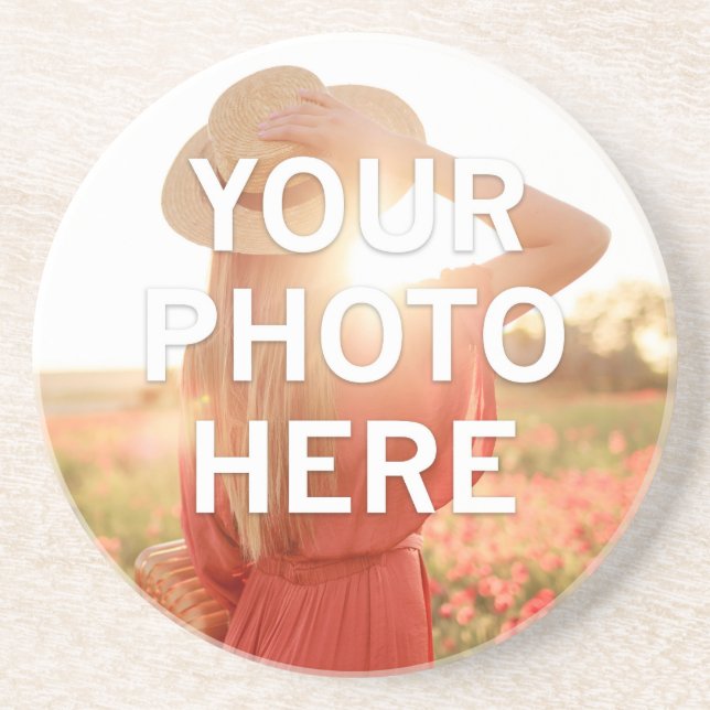Your Photo Here Coaster (Front)