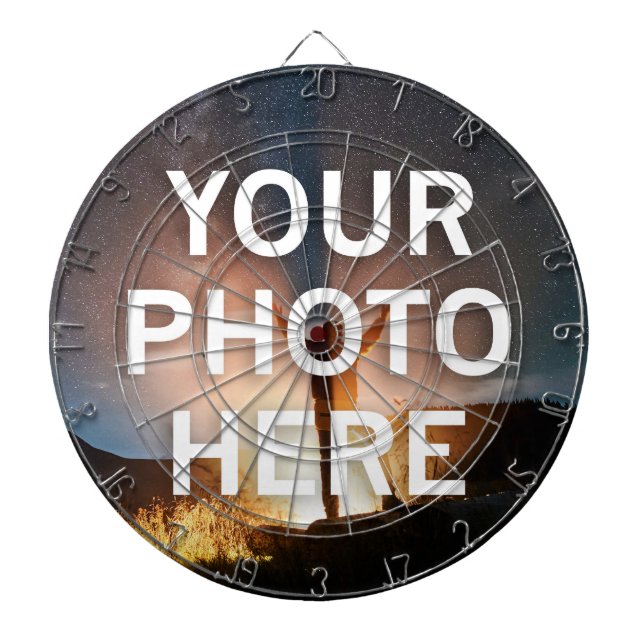 Your Photo Here Dartboard (Front)