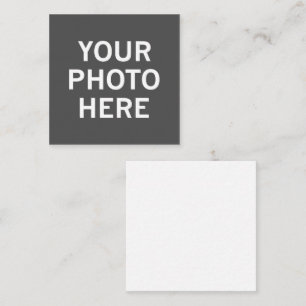 Your Photo Here Enclosure Card