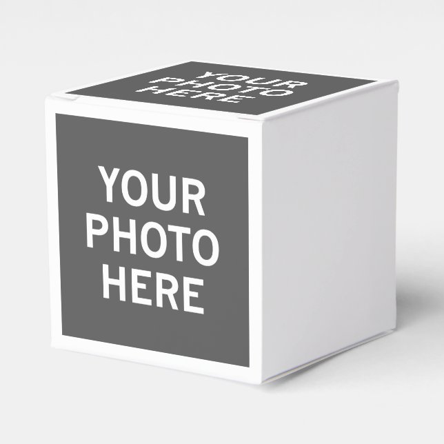 Your Photo Here Favor Box (Front Side)