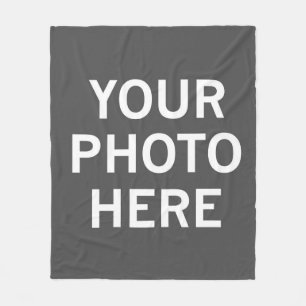 Your Photo Here Fleece Blanket