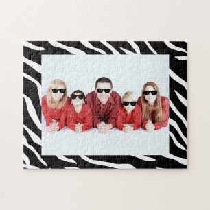 Your Photo Here Framed Jigsaw Puzzle