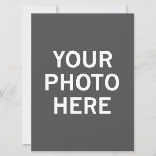 Your Photo Here Holiday Card