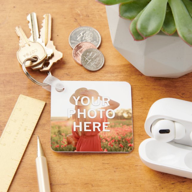 Your Photo Here Keychain (Desk)