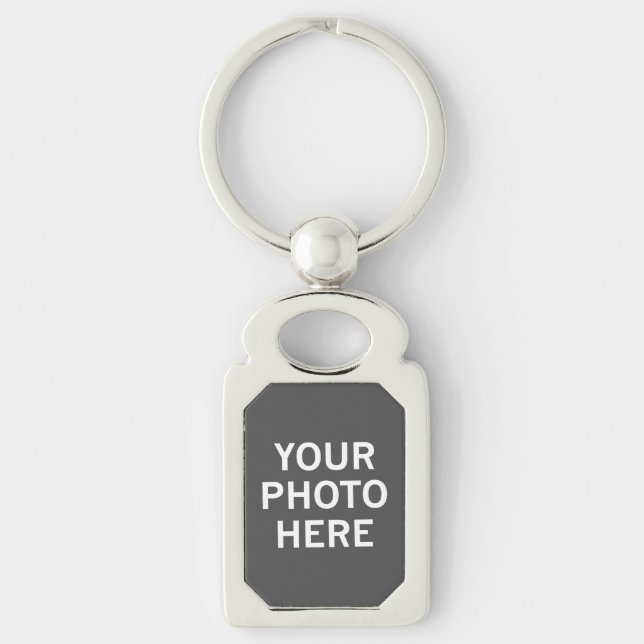 Your Photo Here Keychain (Front)