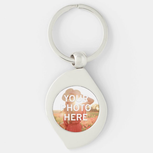 Your Photo Here Keychain (Front)