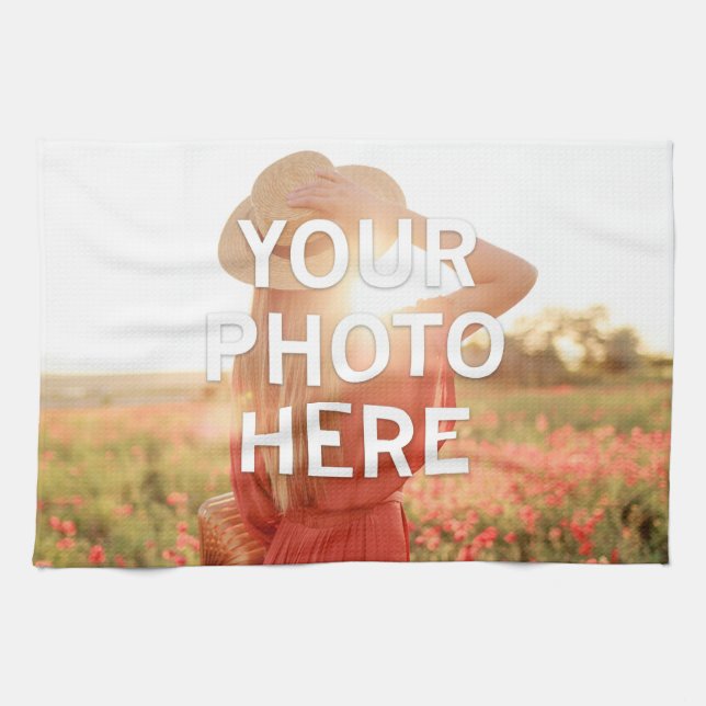 Your Photo Here Kitchen Towel (Horizontal)