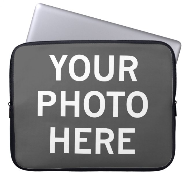 Your Photo Here Laptop Sleeve (Front)