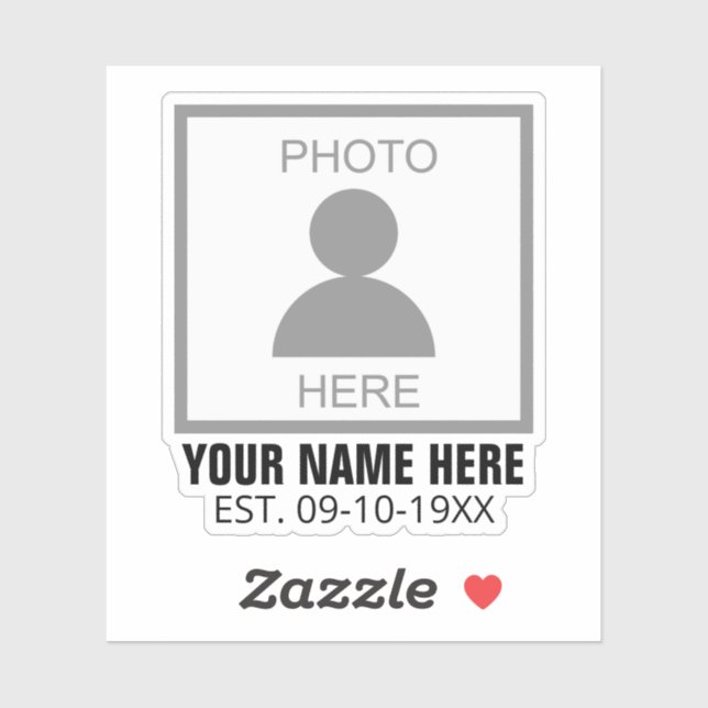 Your Photo Here Name and Age (Sheet)