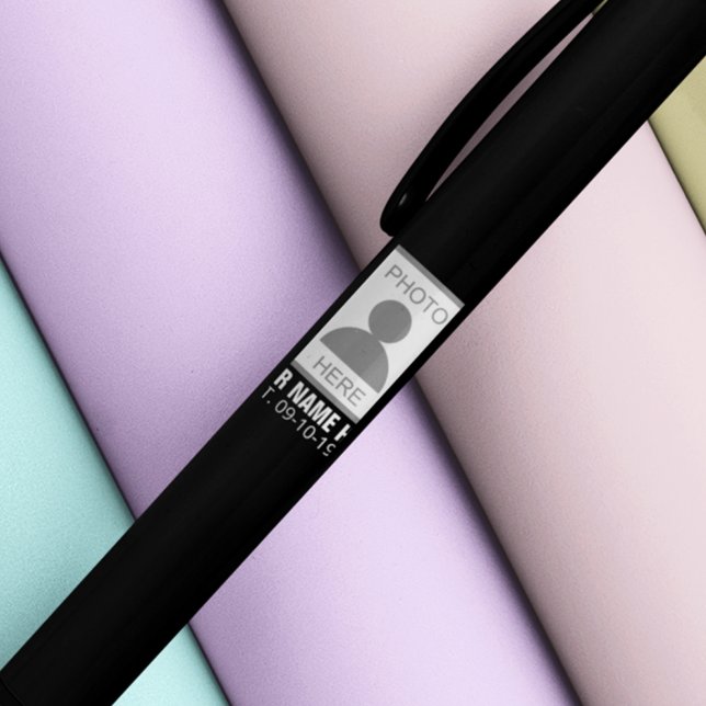 Your Photo Here Name and Age Black Ink Pen (Creator Uploaded)