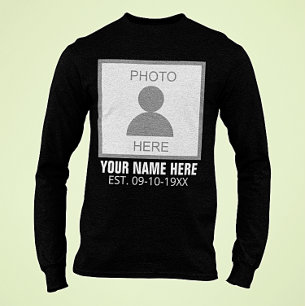 Your Photo Here Name and Age T-Shirt