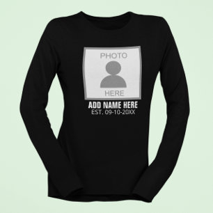 Your Photo Here Name and Age T-Shirt