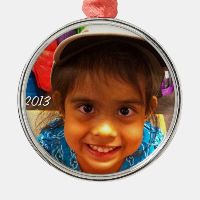 Your Photo Here Ornament (Front)