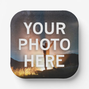 Your Photo Here Paper Plate