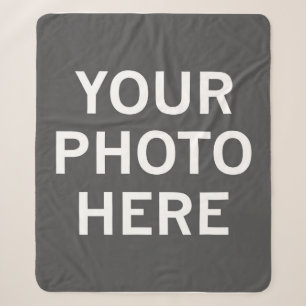 Your Photo Here Sherpa Blanket