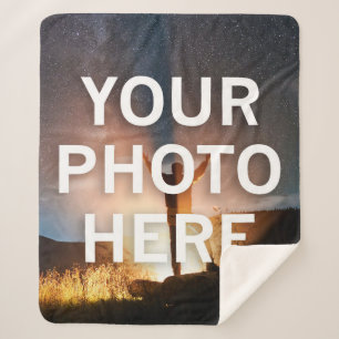 Your Photo Here Sherpa Blanket