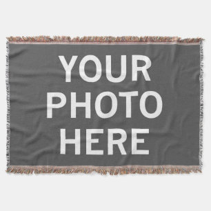 Your Photo Here Throw Blanket